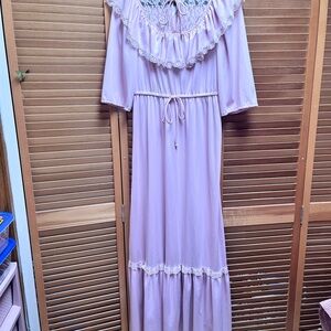 1970’s Vintage Romantic Victorian Dress